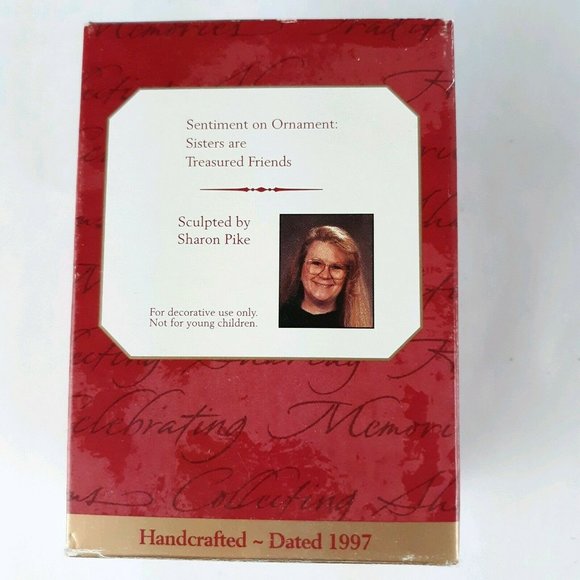 Hallmark Ornament Sister to Sister 1997 QX6635 - Picture 4 of 5